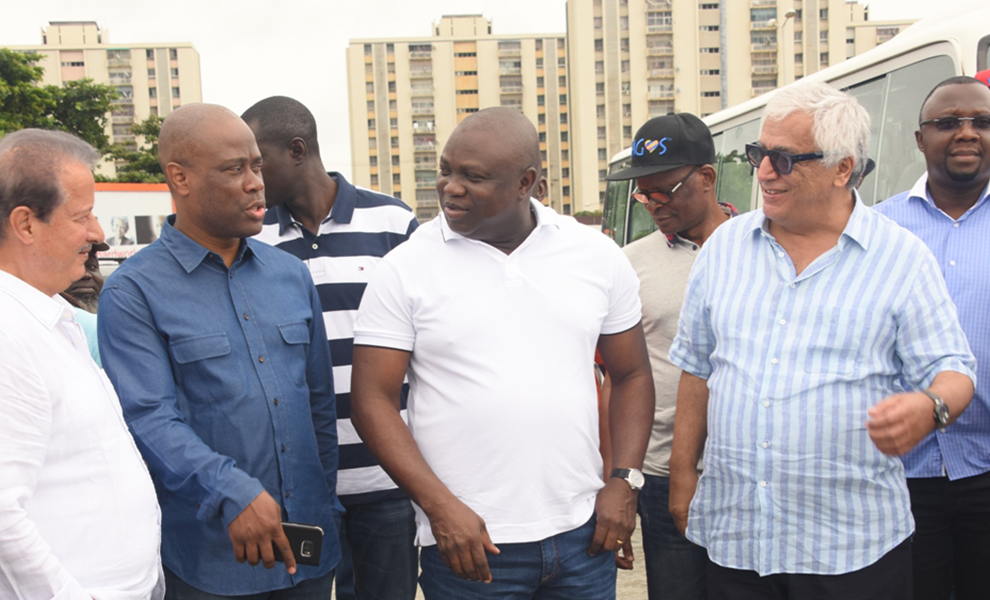 Governor Of Lagos Visits Eko Atlantic City | Eko Pearl Towers
